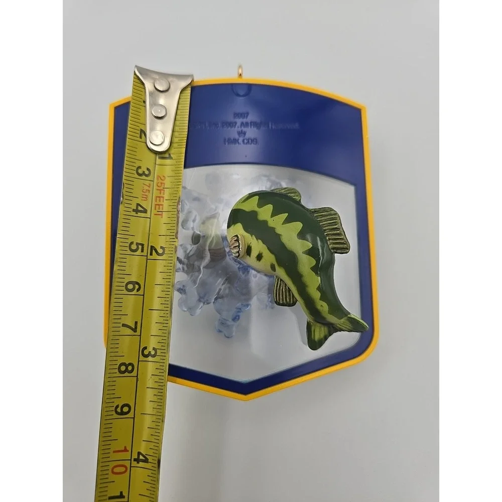 Hallmark Keepsake Ornament B.A.S.S. Hooked on Fishing (2007) Bass Fish‎